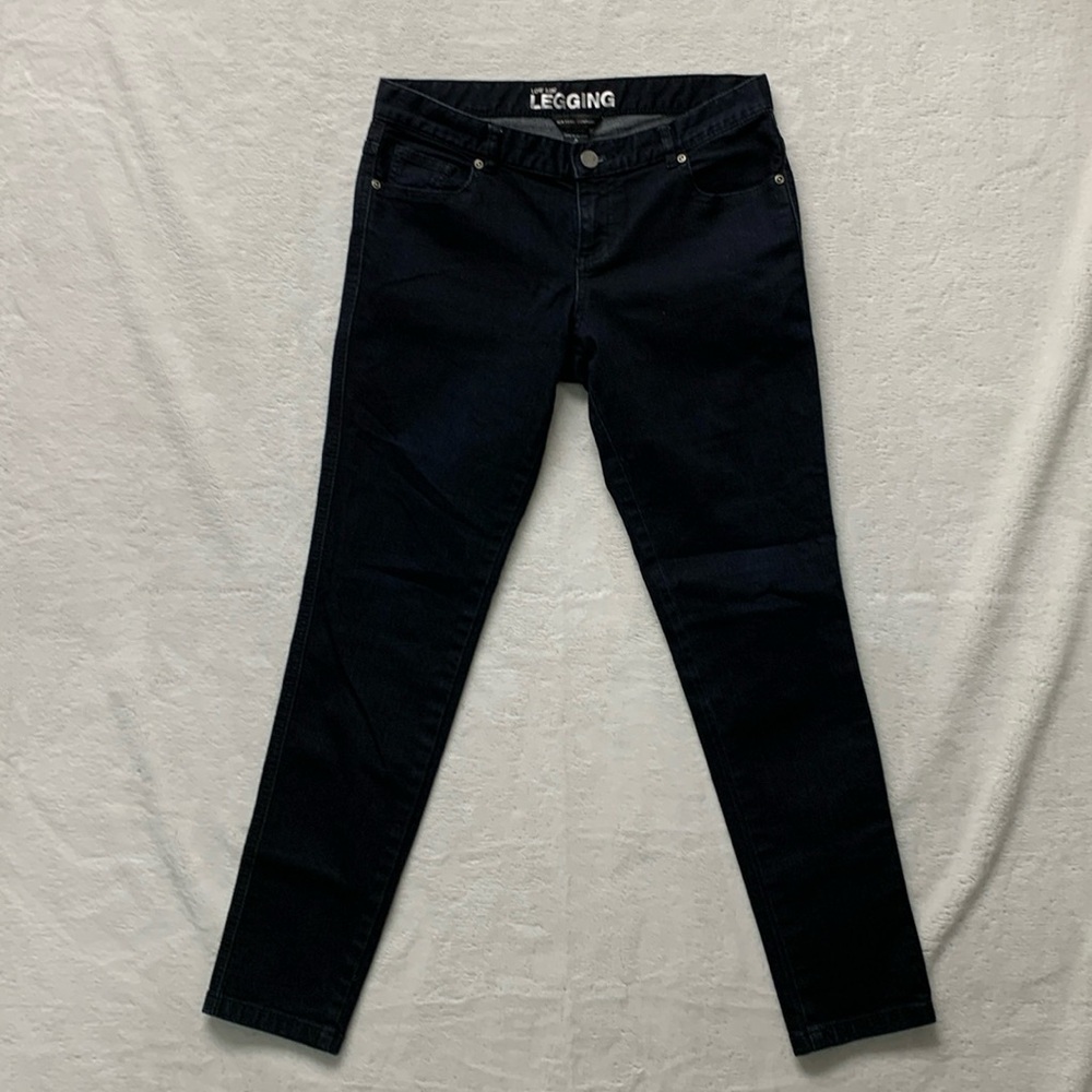 New York & CO Low-rise  legging Jeans  black petite 6